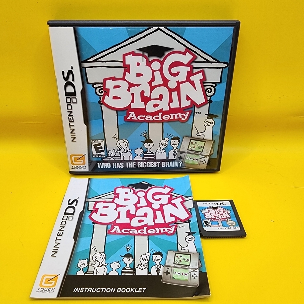 Big Brain Academy (Nintendo DS, 2006) Complete